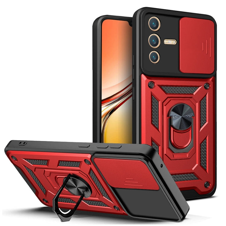 Cover per fotocamera scorrevole Design Custodia per telefono in TPU + PC, For OPPO Realme C31, For vivo V23 5G / S12, For Xiaomi Redmi Note 9 Pro, For Motorola Edge 30 Pro