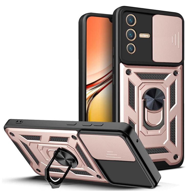 Cover per fotocamera scorrevole Design Custodia per telefono in TPU + PC, For OPPO Realme C31, For vivo V23 5G / S12, For Xiaomi Redmi Note 9 Pro, For Motorola Edge 30 Pro