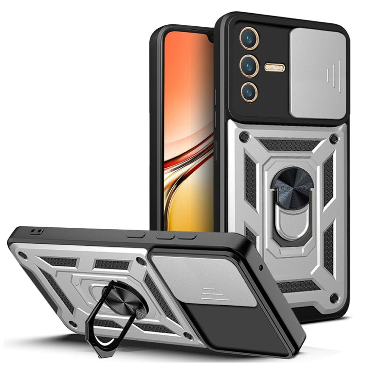 Cover per fotocamera scorrevole Design Custodia per telefono in TPU + PC, For OPPO Realme C31, For vivo V23 5G / S12, For Xiaomi Redmi Note 9 Pro, For Motorola Edge 30 Pro