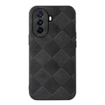 Custodia per telefono in PU scozzese intrecciata, For Huawei Enjoy 50/nova Y70/nova Y70 Plus