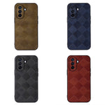 Custodia per telefono in PU scozzese intrecciata, For Huawei Enjoy 50/nova Y70/nova Y70 Plus