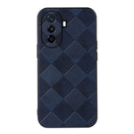 Custodia per telefono in PU scozzese intrecciata, For Huawei Enjoy 50/nova Y70/nova Y70 Plus