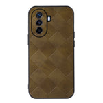 Custodia per telefono in PU scozzese intrecciata, For Huawei Enjoy 50/nova Y70/nova Y70 Plus
