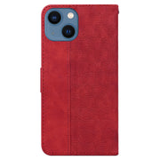 Custodia per telefono in pelle goffrata geometrica, For iPhone 14, For iPhone 14 Plus, For iPhone 14 Pro Max, For iPhone 14 Pro