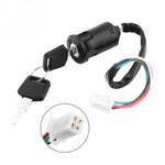 Set di interruttori a chiave di accensione con spina femmina per moto da 5 pezzi, Female Plug