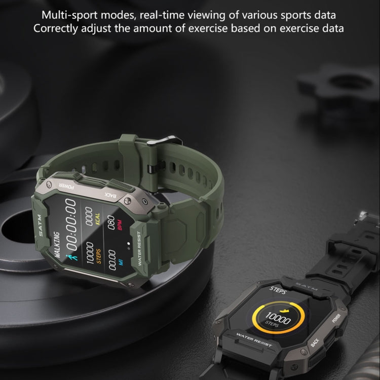 C20 Smart Watch con schermo TFT HD da 1,71 pollici, supporto monitoraggio della frequenza cardiaca/monitoraggio dell'ossigeno nel sangue