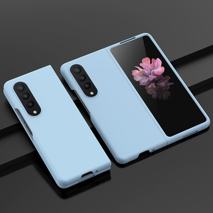 Custodia per telefono con sensazione di pelle per PC a iniezione di carburante a foro grande, For Samsung Galaxy Z Flip4, For Samsung Galaxy Z Fold4