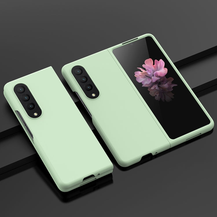 Custodia per telefono con sensazione di pelle per PC a iniezione di carburante a foro grande, For Samsung Galaxy Z Flip4, For Samsung Galaxy Z Fold4