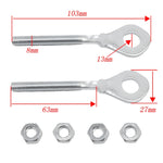 6 set tenditore tenditore guida catena fuoristrada ATV 50cc/70cc/90cc/110cc/125cc, ATV 50cc