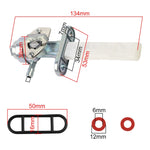 2 pezzi valvola rubinetto carburante moto rubinetto rubinetto serbatoio carburante interruttore gas per Suzuki TM75, For Suzuki TM75