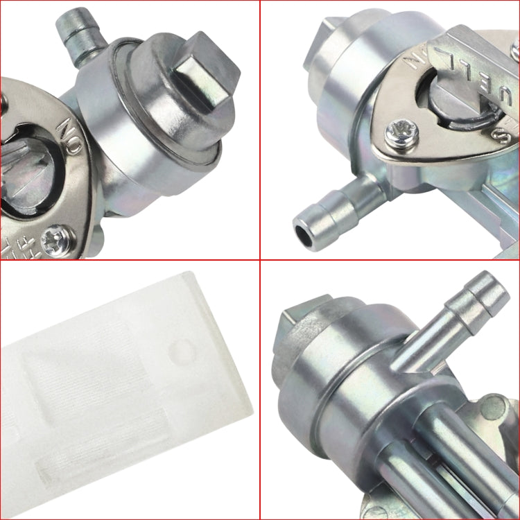 2 pezzi valvola rubinetto carburante moto rubinetto rubinetto serbatoio carburante interruttore gas per Suzuki TM75, For Suzuki TM75