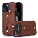Custodia portafoglio in pelle con cavalletto per iPhone 13 Pro