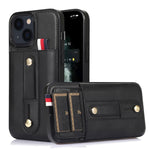 Custodia portafoglio in pelle con cavalletto per iPhone 13 Pro