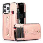 Custodia portafoglio in pelle con cavalletto per iPhone 13 Pro