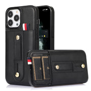 Custodia per cellulare in pelle con cavalletto da polso, For iPhone 11 Pro, For iPhone 11 Pro Max, For iPhone X / XS, For iPhone XR
