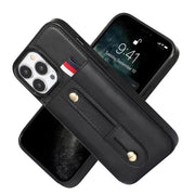 Custodia per cellulare in pelle con cavalletto da polso, For iPhone 11 Pro, For iPhone 11 Pro Max, For iPhone X / XS, For iPhone XR