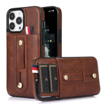 Custodia portafoglio in pelle con cavalletto per iPhone 11 Pro Ma