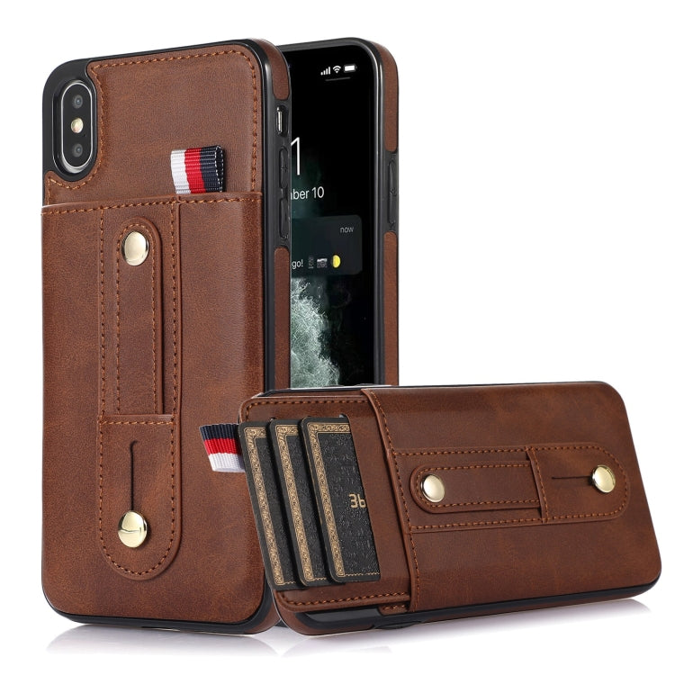 Custodia portafoglio in pelle con cavalletto per iPhone 11 Pro Ma