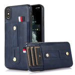 Custodia portafoglio in pelle con cavalletto per iPhone 11 Pro Ma