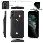 Custodia portafoglio in pelle con cavalletto per iPhone 8 Plus