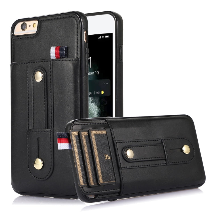 Custodia portafoglio in pelle con cavalletto per iPhone 8 Plus