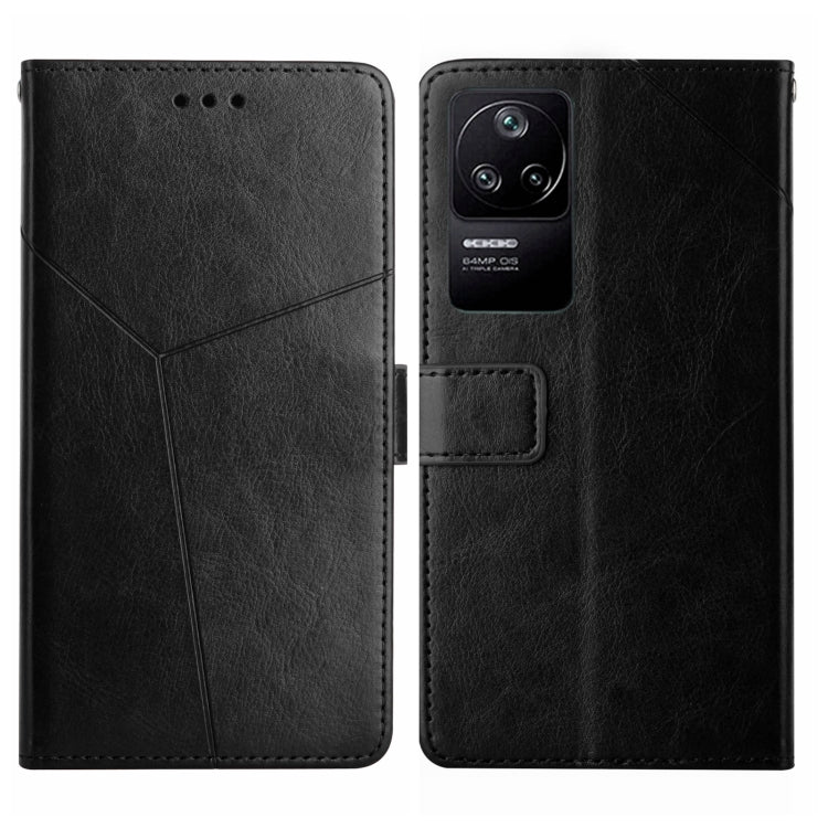 Custodia per telefono in pelle flip orizzontale con cuciture a Y, For Xiaomi Poco F4 5G, For Xiaomi Poco X4 GT