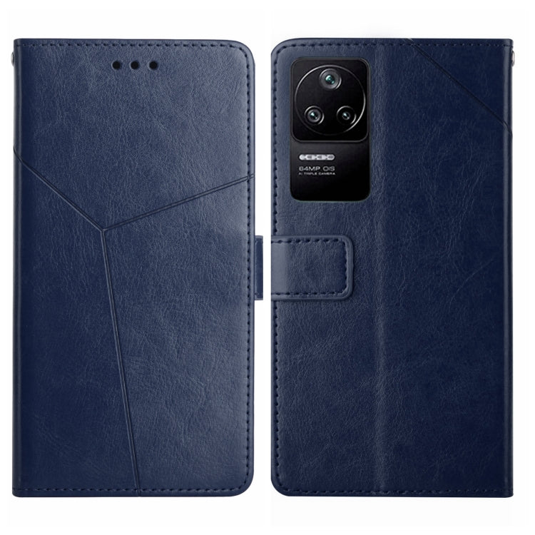 Custodia per telefono in pelle flip orizzontale con cuciture a Y, For Xiaomi Poco F4 5G, For Xiaomi Poco X4 GT