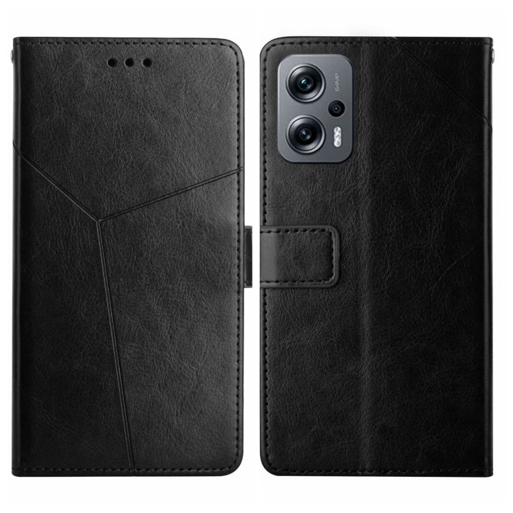 Custodia per telefono in pelle flip orizzontale con cuciture a Y, For Xiaomi Poco F4 5G, For Xiaomi Poco X4 GT