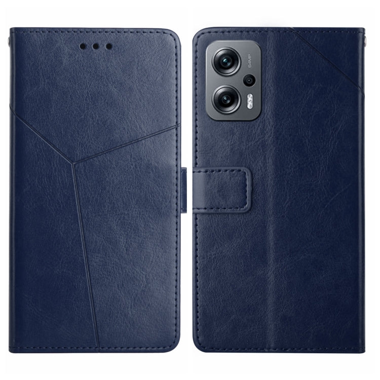 Custodia per telefono in pelle flip orizzontale con cuciture a Y, For Xiaomi Poco F4 5G, For Xiaomi Poco X4 GT