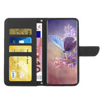 Custodia per cellulare in pelle goffrata con peonia a farfalla, For Xiaomi Poco F4 5G, For Xiaomi Poco X4 GT