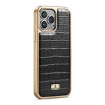 Custodia smartphone in PU effetto coccodrillo compatibile iPhone