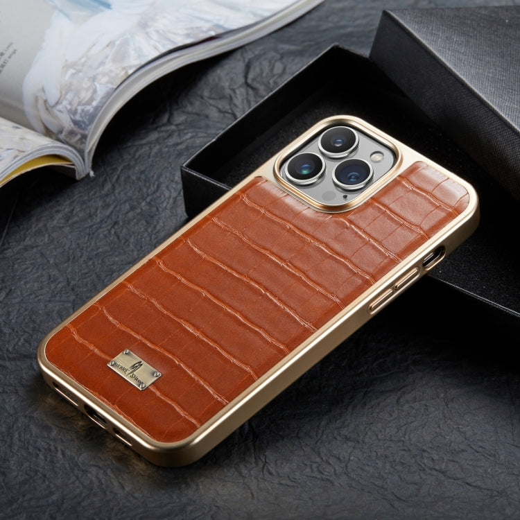 Custodia smartphone in PU effetto coccodrillo compatibile iPhone