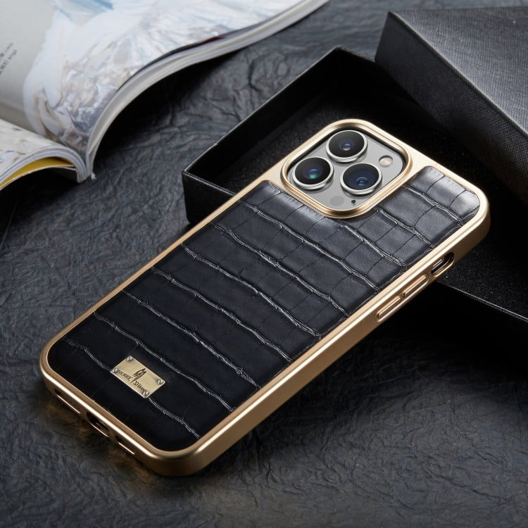 Custodia smartphone in PU effetto coccodrillo compatibile iPhone