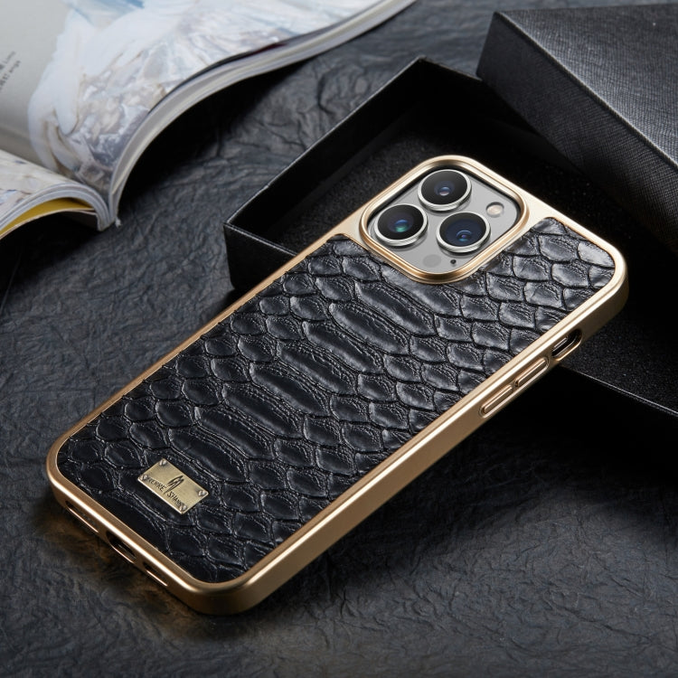 Custodia per telefono PU galvanica in pitone, For iPhone 13, For iPhone 13 Pro, For iPhone 13 Pro Max, For iPhone 12 / 12 Pro, For iPhone 12 Pro Max, For iPhone 11
