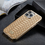Custodia in PU effetto pitone per iPhone 11 Pro Max