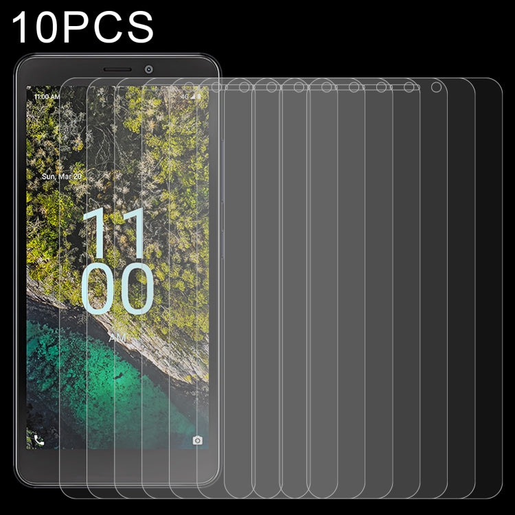 10 pellicole in vetro temperato da 0,26 mm 9H 2,5D, For Umidigi Bison 2 (10 PCS), For Umidigi Bison 2 Pro (10 PCS), For Nokia C100 (10 PCS)