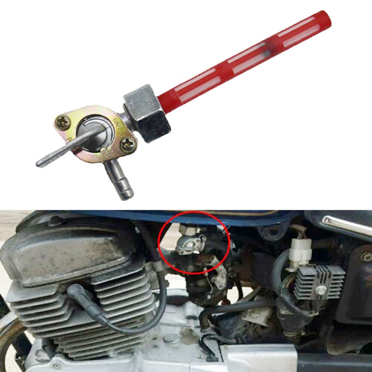 Valvola del rubinetto del carburante del motociclo Rubinetto del serbatoio del carburante del serbatoio del carburante per Honda CB400F 1977, For Honda CB400F 1977(Red), For Honda CB400F 1977(White)