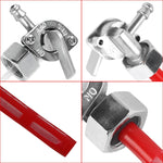 Valvola del rubinetto del carburante del motociclo Rubinetto del serbatoio del carburante del serbatoio del carburante per Honda CB400F 1977, For Honda CB400F 1977(Red), For Honda CB400F 1977(White)