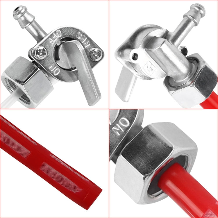 Valvola del rubinetto del carburante del motociclo Rubinetto del serbatoio del carburante del serbatoio del carburante per Honda CB400F 1977, For Honda CB400F 1977(Red), For Honda CB400F 1977(White)