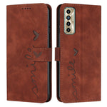 Custodia per telefono in pelle con motivo a cuore Skin Feel, For Tecno Camon 17 Pro/Camon 17P, For Tecno Camon 18, For Tecno Camon 18 Premier, For Tecno POP 5 LTE