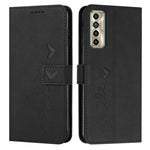 Custodia per telefono in pelle con motivo a cuore Skin Feel, For Tecno Camon 17 Pro/Camon 17P, For Tecno Camon 18, For Tecno Camon 18 Premier, For Tecno POP 5 LTE