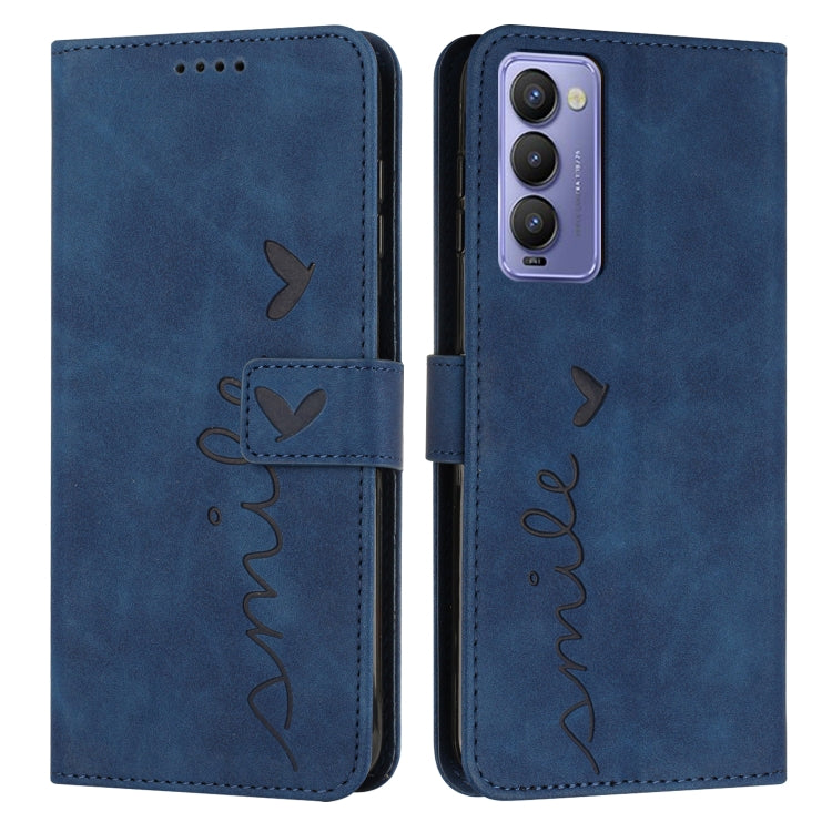Custodia per telefono in pelle con motivo a cuore Skin Feel, For Tecno Camon 17 Pro/Camon 17P, For Tecno Camon 18, For Tecno Camon 18 Premier, For Tecno POP 5 LTE