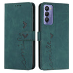 Custodia per telefono in pelle con motivo a cuore Skin Feel, For Tecno Camon 17 Pro/Camon 17P, For Tecno Camon 18, For Tecno Camon 18 Premier, For Tecno POP 5 LTE