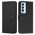 Custodia per telefono in pelle con motivo a cuore Skin Feel, For Tecno Camon 17 Pro/Camon 17P, For Tecno Camon 18, For Tecno Camon 18 Premier, For Tecno POP 5 LTE