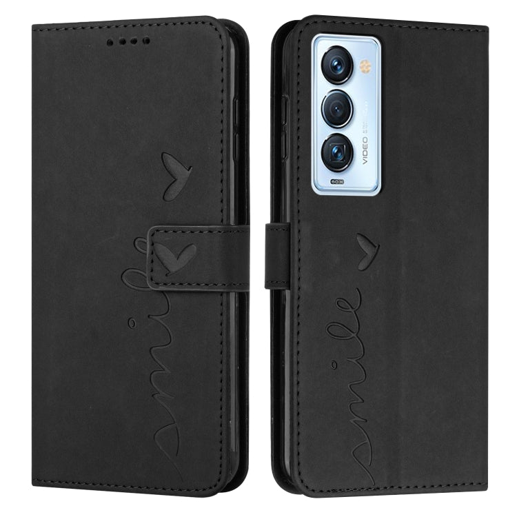 Custodia per telefono in pelle con motivo a cuore Skin Feel, For Tecno Camon 17 Pro/Camon 17P, For Tecno Camon 18, For Tecno Camon 18 Premier, For Tecno POP 5 LTE