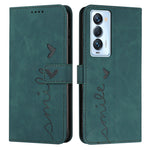 Custodia per telefono in pelle con motivo a cuore Skin Feel, For Tecno Camon 17 Pro/Camon 17P, For Tecno Camon 18, For Tecno Camon 18 Premier, For Tecno POP 5 LTE