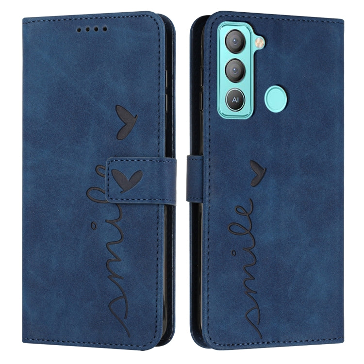 Custodia per telefono in pelle con motivo a cuore Skin Feel, For Tecno Camon 17 Pro/Camon 17P, For Tecno Camon 18, For Tecno Camon 18 Premier, For Tecno POP 5 LTE
