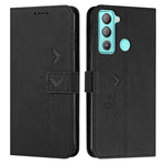 Custodia per telefono in pelle con motivo a cuore Skin Feel, For Tecno Camon 17 Pro/Camon 17P, For Tecno Camon 18, For Tecno Camon 18 Premier, For Tecno POP 5 LTE