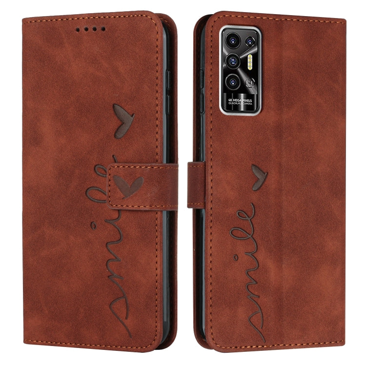 Custodia per telefono in pelle con motivo a cuore Skin Feel, For Tecno Pova 2, For Tecno Pova Neo, For Tecno Spark 6 Go/Spark Go 2020, For Tecno Spark 7T/Spark 7