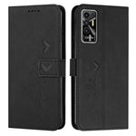 Custodia per telefono in pelle con motivo a cuore Skin Feel, For Tecno Pova 2, For Tecno Pova Neo, For Tecno Spark 6 Go/Spark Go 2020, For Tecno Spark 7T/Spark 7